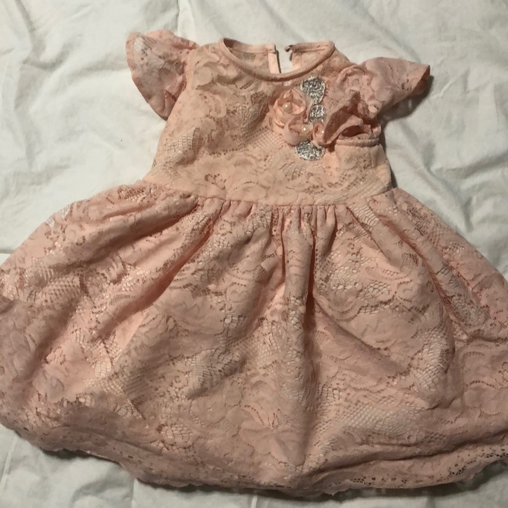 Beautiful salmon dress Lauren Ashley